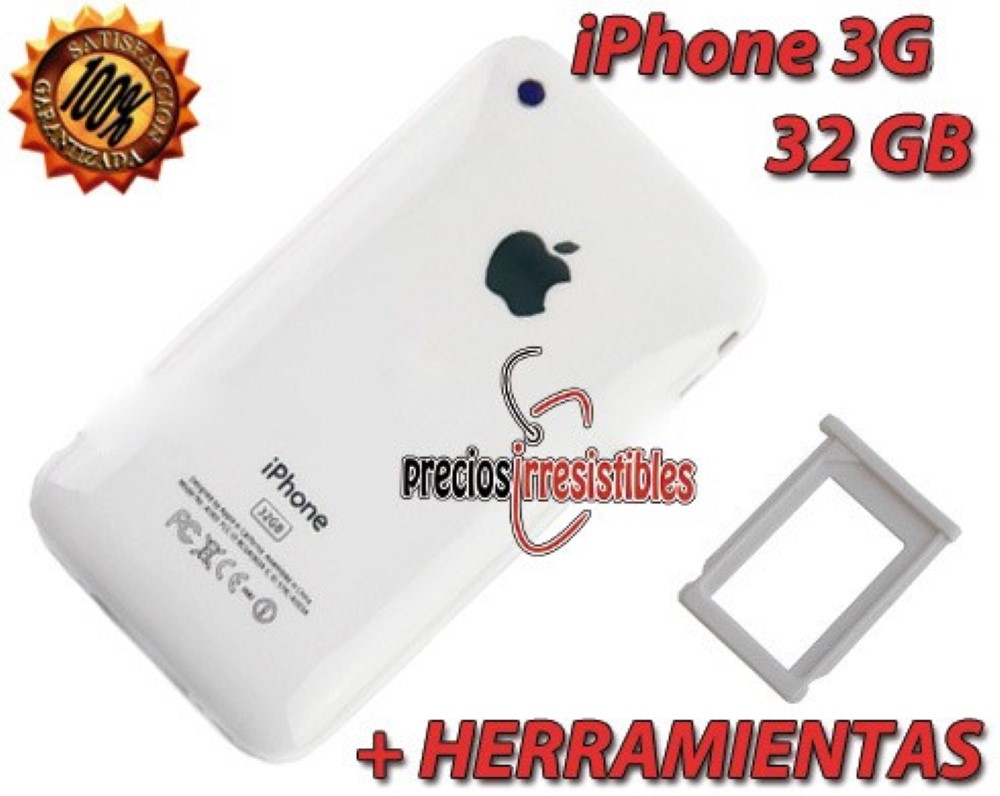 Tapa iPhone 3G Trasera 32GB blanca