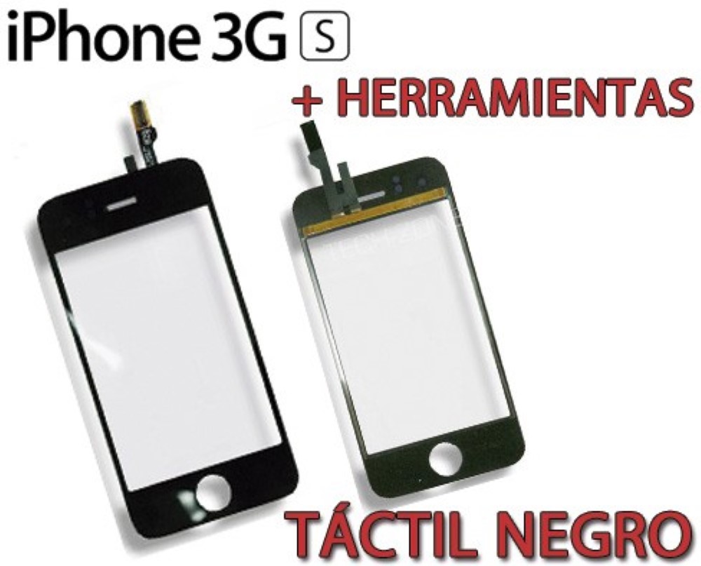 Pantalla iPhone 3GS Digitalizador Cristal Tactil Negro