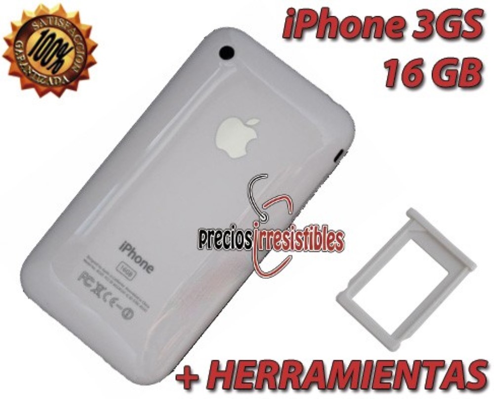 Tapa iPhone 3GS Trasera 16GB blanca