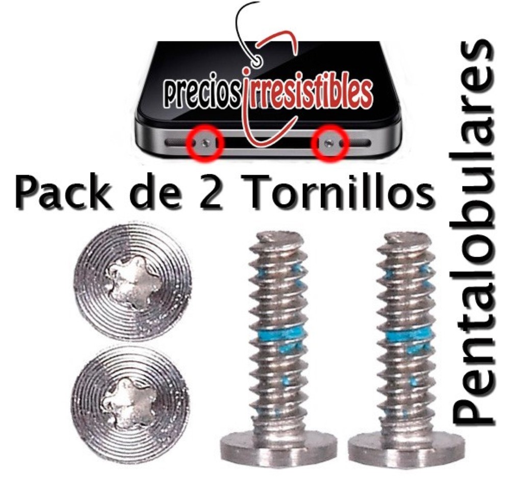 Tornilleria iPhone 4G 4S Tornillos Pentalobe 5 puntas