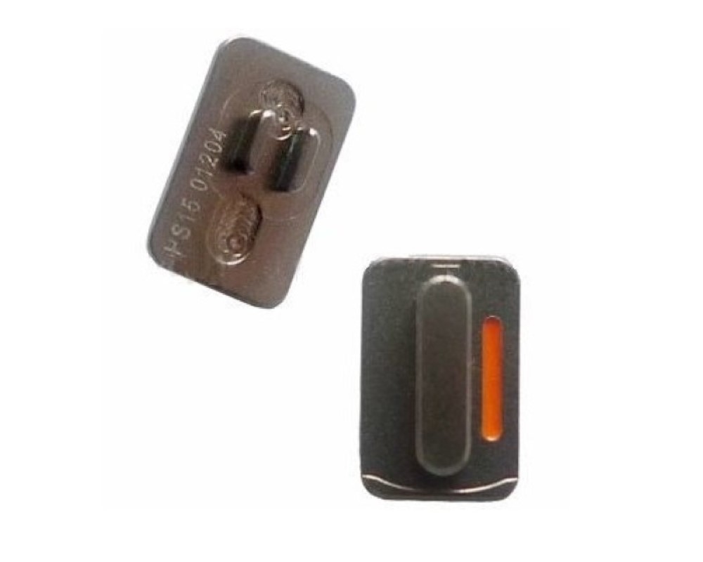 Boton iPhone 4G Mute Silencio Plateado
