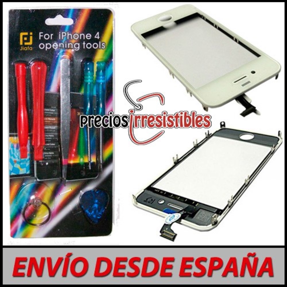 Pantalla iPhone 4G Digitalizador Cristal Tactil Blanco