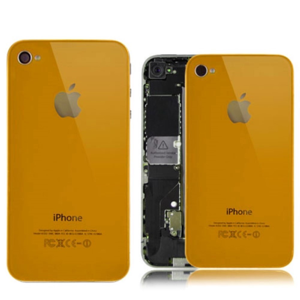 Tapa iPhone 4G Trasera naranja