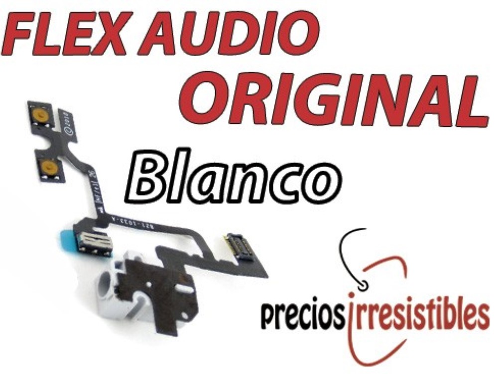Flex iPhone 4G Audio Blanco