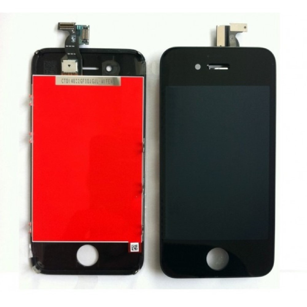 Pantalla iPhone 4S Completa LCDy Cristal Tactil Compatible Negra