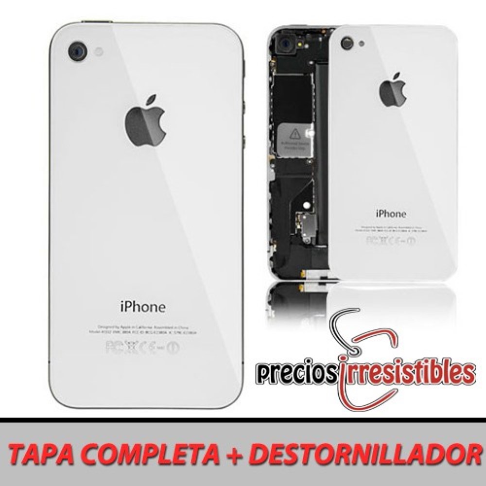 Tapa iPhone 4S Trasera blanca