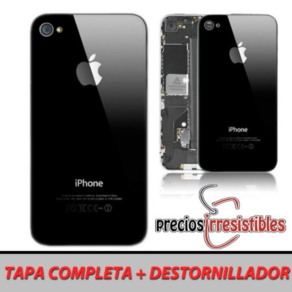 Tapa iPhone 4S Trasera negra