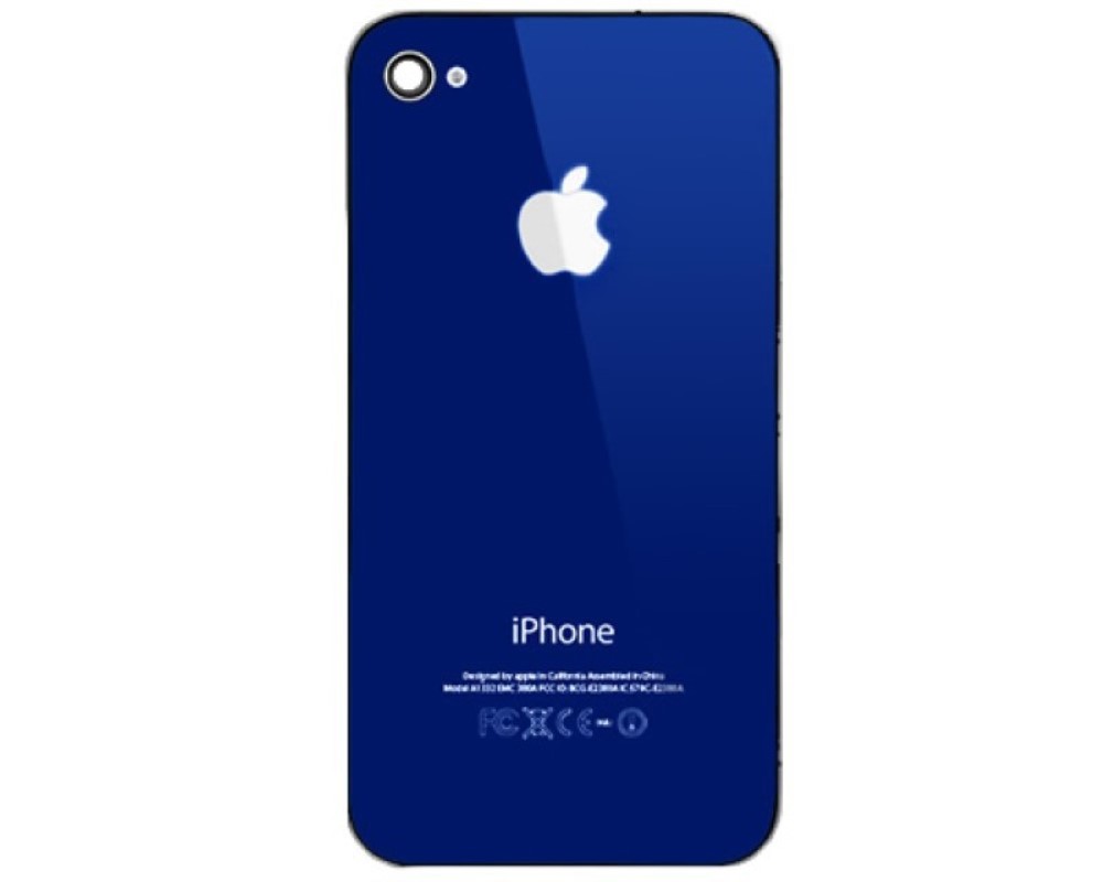 Tapa iPhone 4S Trasera azul
