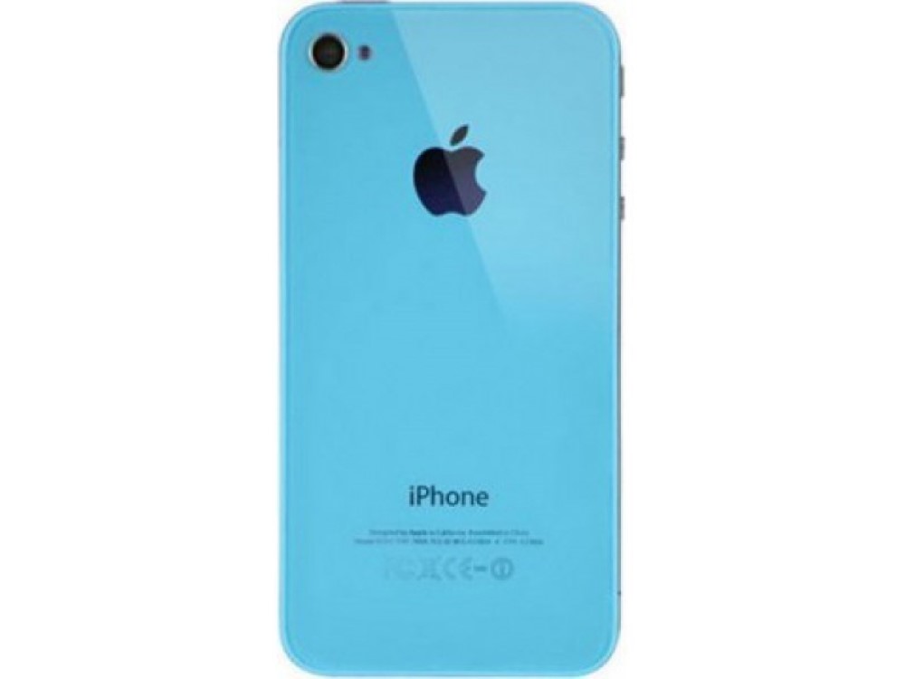 Tapa iPhone 4S Trasera azul claro