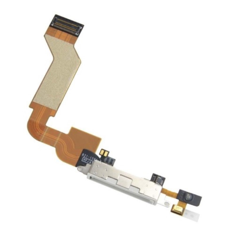 Flex iPhone 4S Dock Carga Micro Blanco