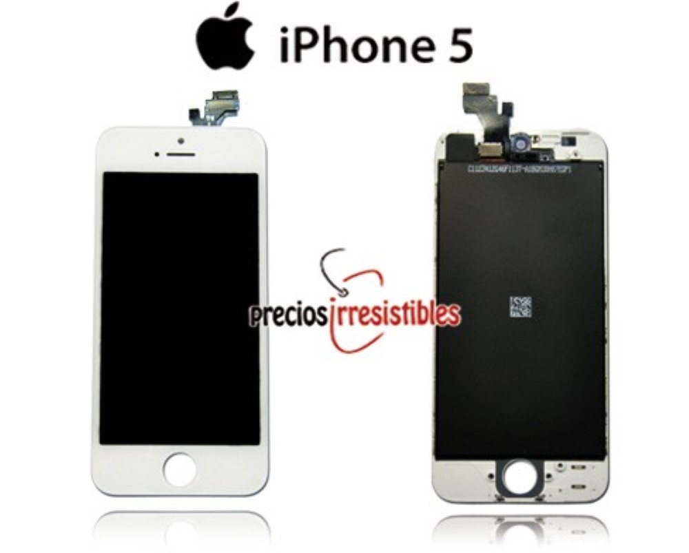 Pantalla iPhone 5 Completa LCD y Cristal Tactil blanca  - Calidad PREMIUM -