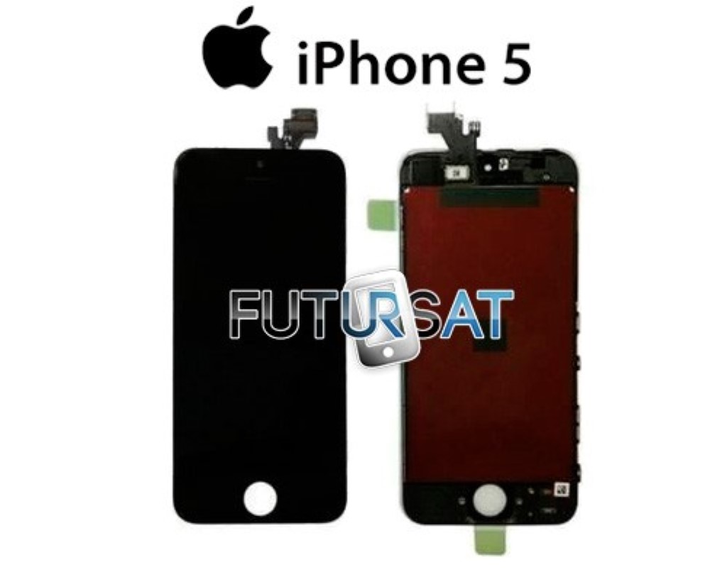 Pantalla iPhone 5 Completa LCD y Cristal Tactil negra - Calidad PREMIUM -