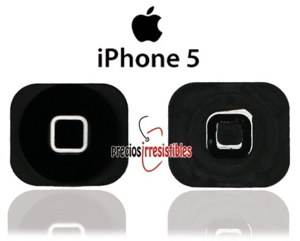 Boton iPhone 5 Home inicio Negro