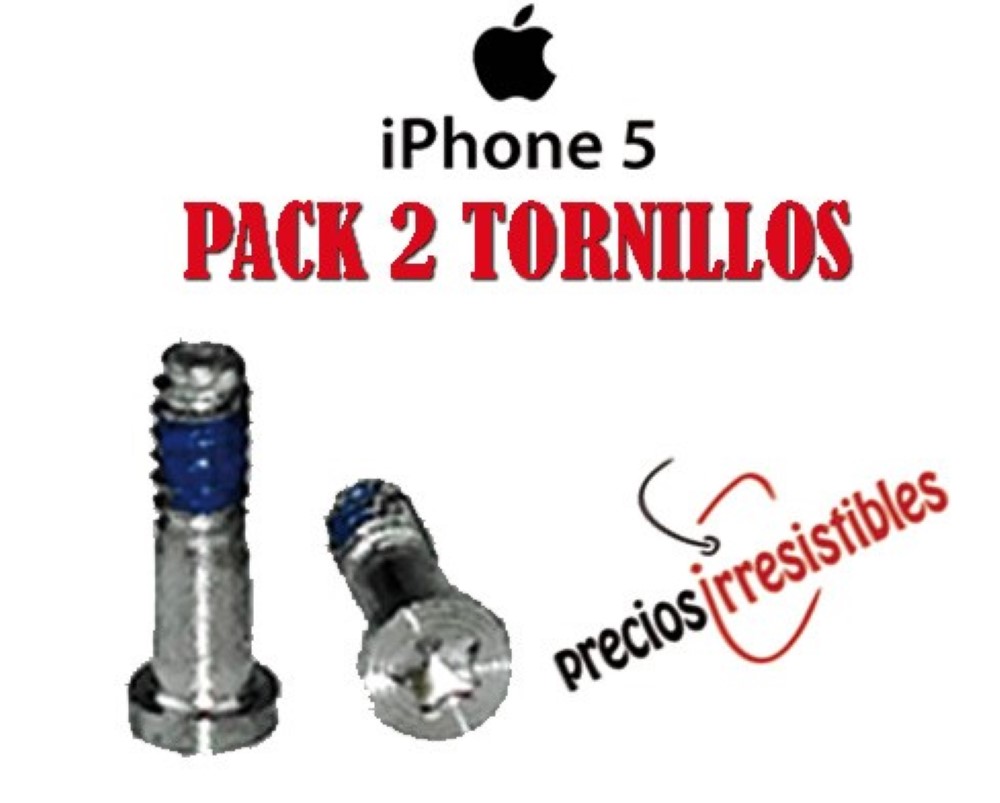 iPhone 5 Low screws set silver