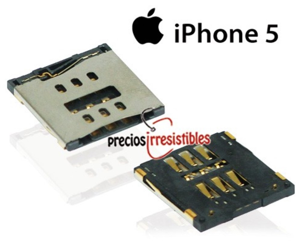 Conector iPhone 5 5S Lector Modulo tarjeta SIM