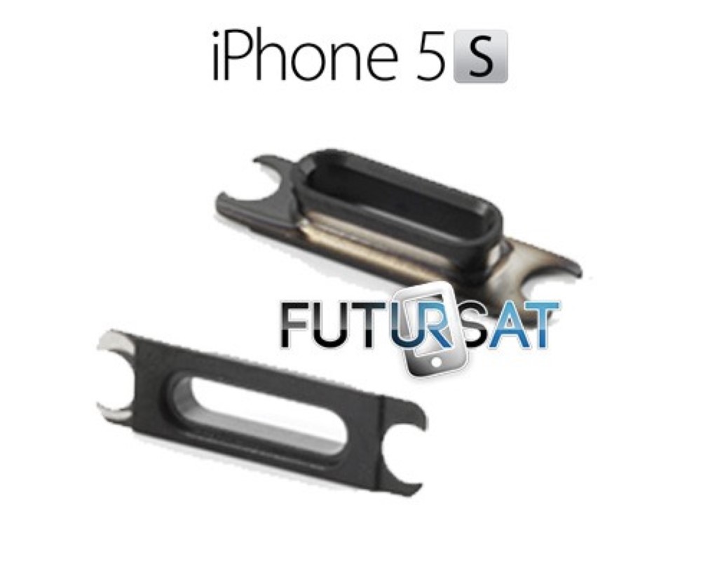 Embellecedor iPhone 5S Dock Carga Negro