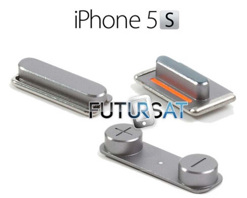 Boton iPhone 5S Power Encendido Volumen Mute Silencio Gris