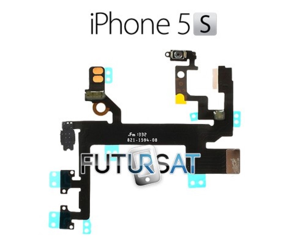 Flex iPhone 5S Power Encendido Volumen Mute Silencio