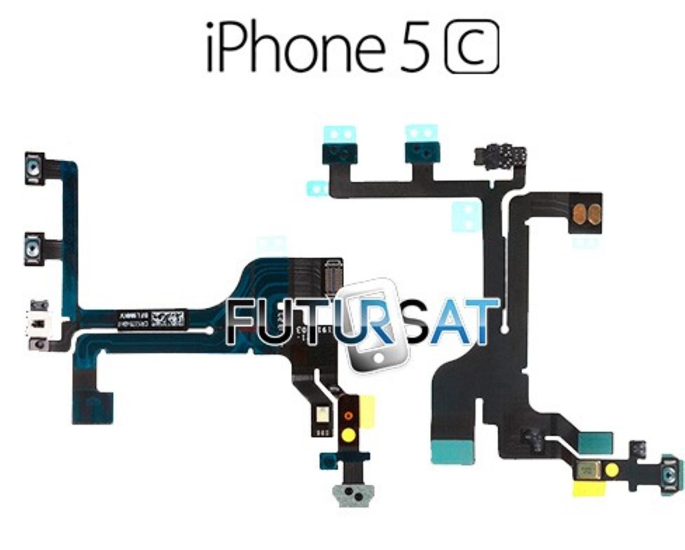 Flex iPhone 5C Power Encendido Volumen mute silencio flash