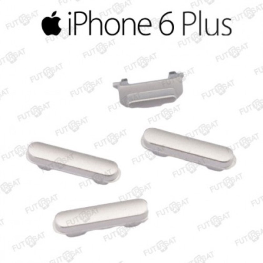 Boton iPhone 6 Plus Plata Power Encendido Mute Silencio Volumen