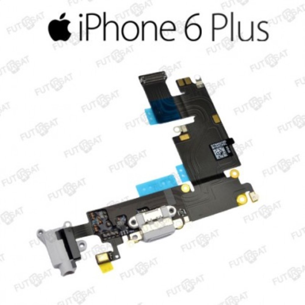 Flex iPhone 6 Plus Dock de Carga Micro y Jack Audio Gris