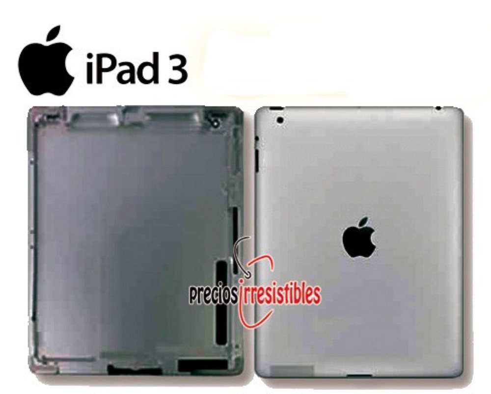 Chasis iPad 3 Tapa Trasera 4G