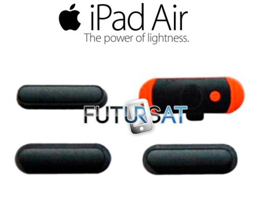 Boton iPad Air Volumen mute Silencio Power Encendido Negro