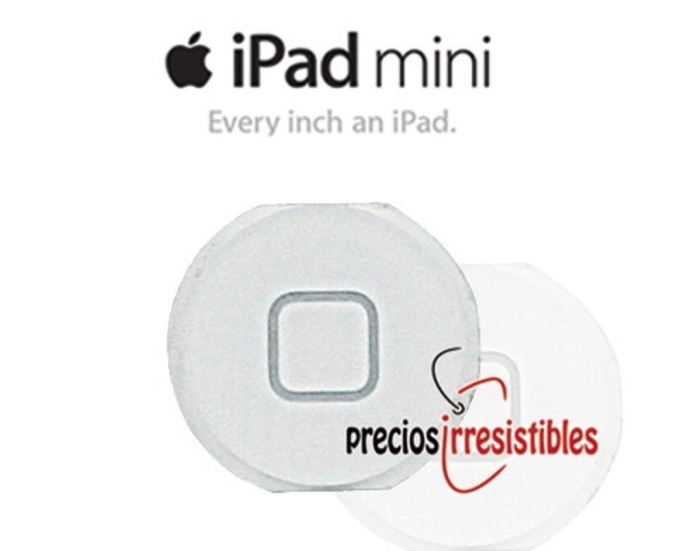 iPad Mini Home button white