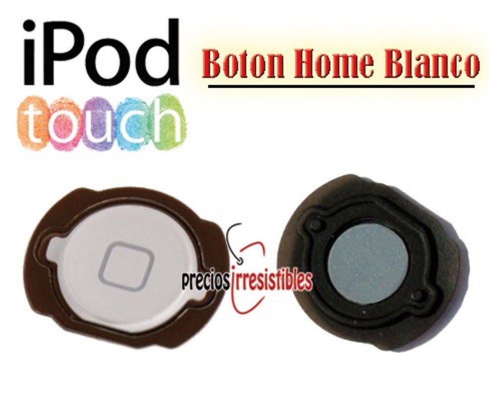 Boton iPod touch 4G Home inicio Blanco