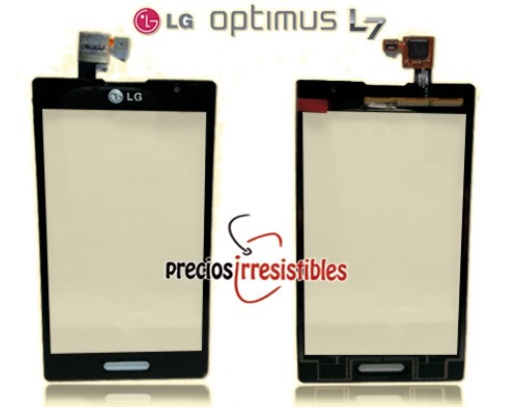 Pantalla LG Optimus L7 P700 Digitalizador Cristal  Tactil Negro