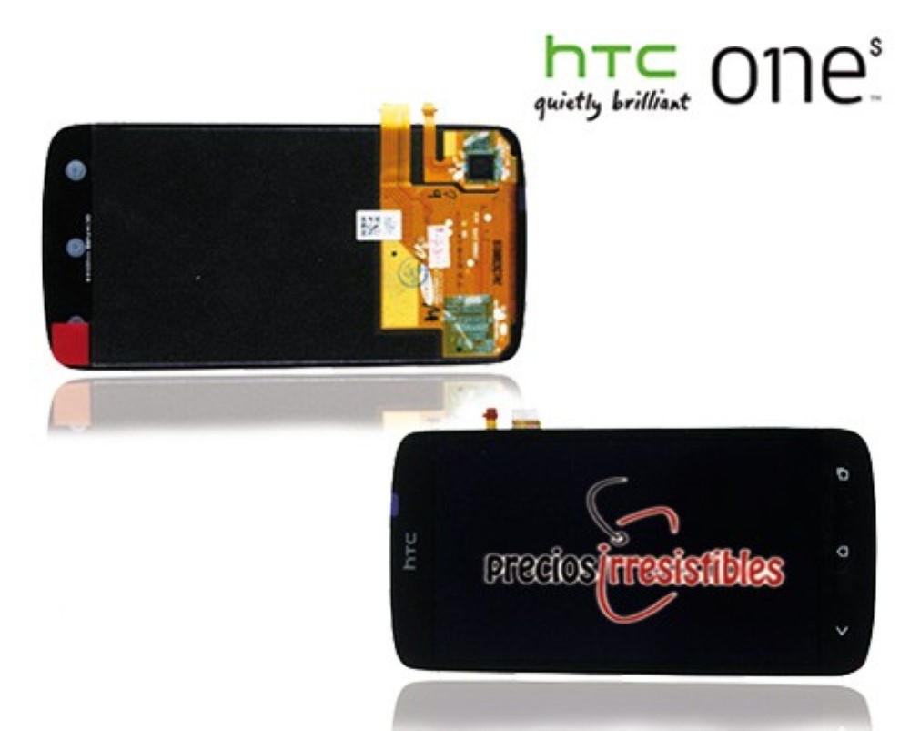 PANTALLLA HTC ONE S Z520E Completa LCD Tactil SIN Marco COLOR Negro