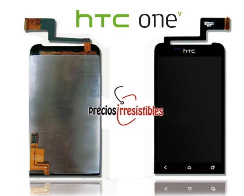 Pantalla HTC ONE V G24 T320E Completa LCD y Cristal Tactil Negro