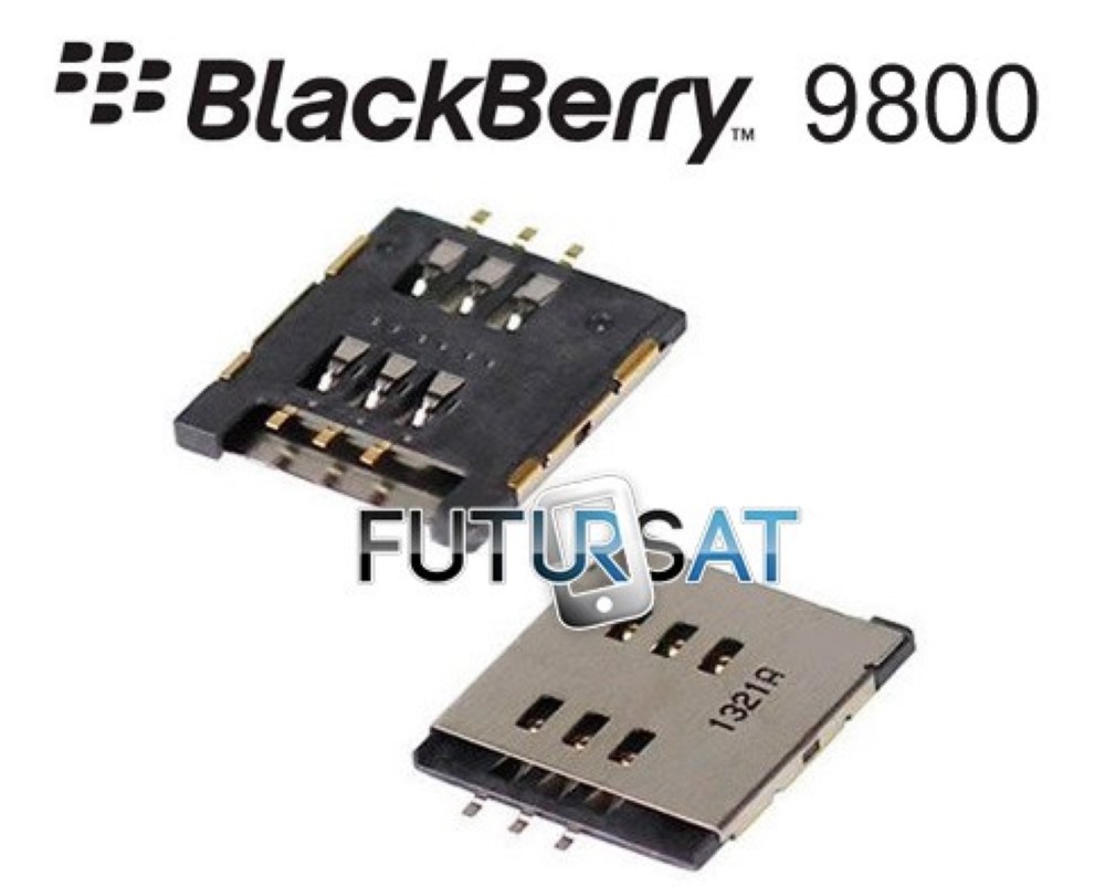 Conector Blackberry 9800 Lector SIM