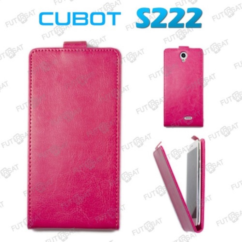 Funda Cubot S222 Piel Tapa Vertical Rosa