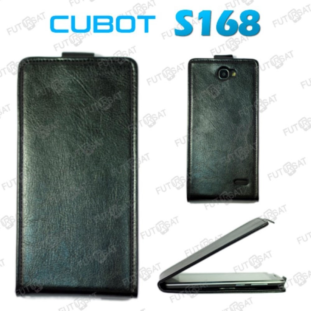 Funda Cubot S168 Tapa Vertical Negra