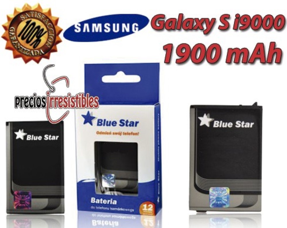 Bateria Interna Blue Star Samsung Galaxy S I9000 1900 mAh