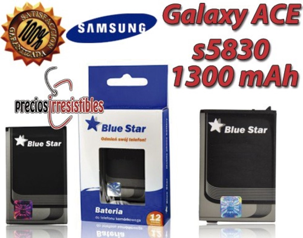 Bateria Interna Blue Star Samsung Galaxy Ace S5830 1300 mAh