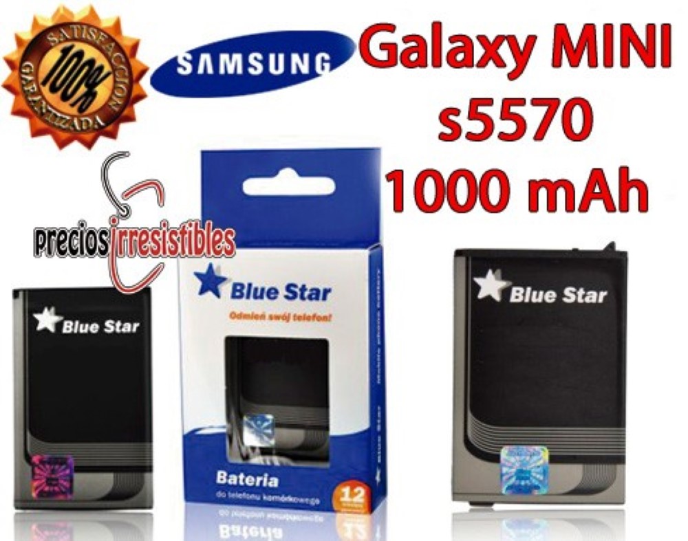 Bateria Interna Blue Star Samsung Galaxy Mini S5570 S5250 S5330 S7230