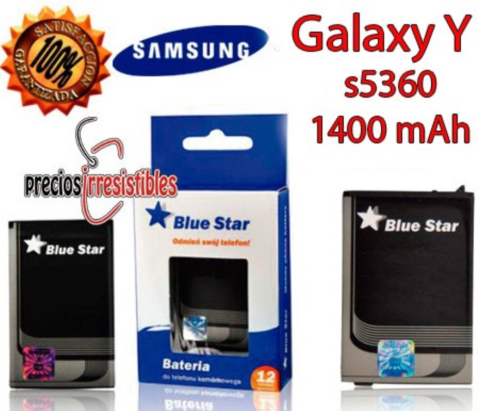 Bateria Interna Blue Star Samsung Galaxy Y S5360 1400 mAh