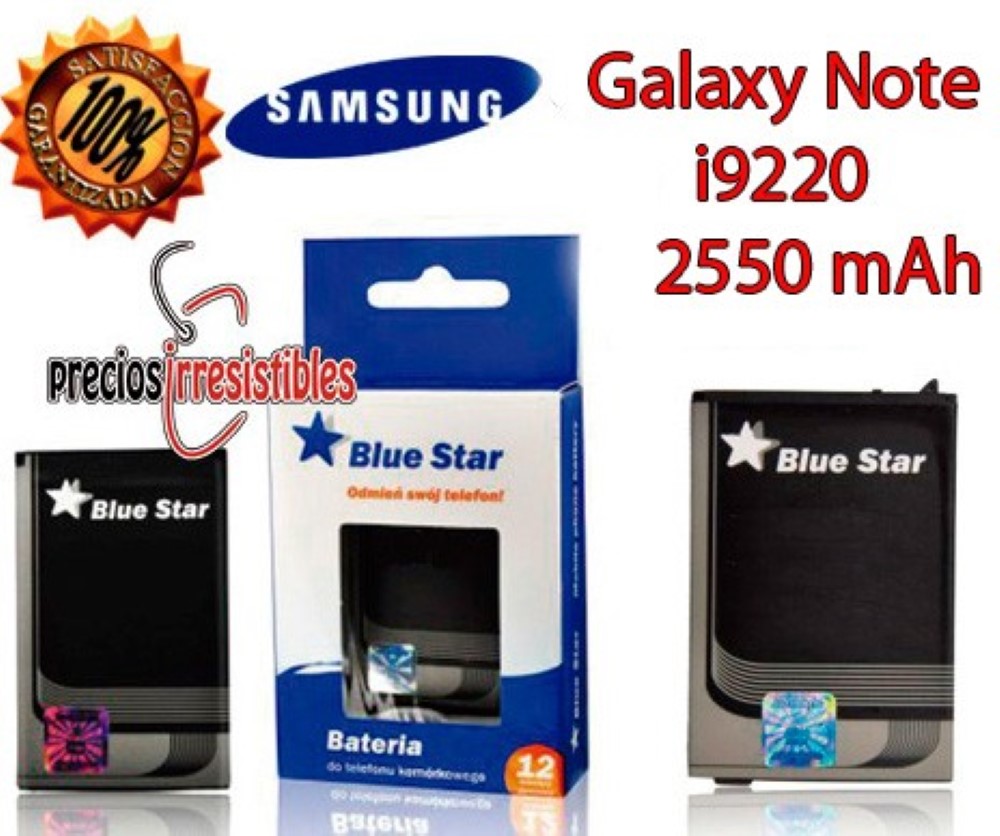 Bateria Interna Blue Star Samsung Galaxy Note I9220 N7000 2550 mAh