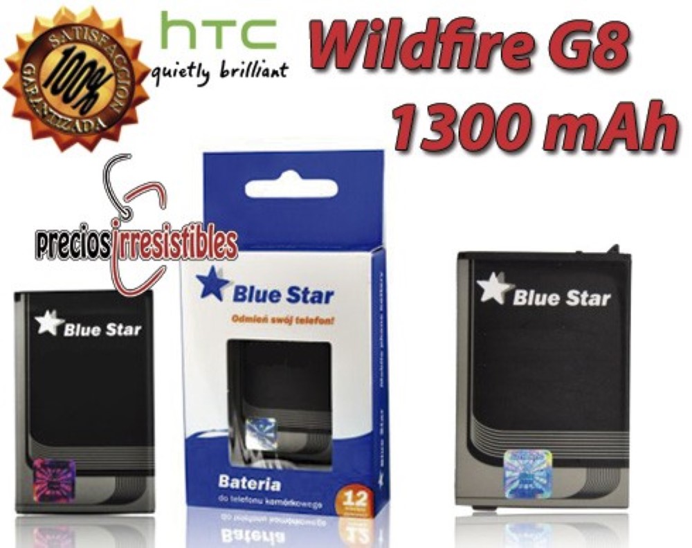 Bateria Interna Blue Star HTC Wildfire S G13 Explorer HD3 HD7 1300 mAh