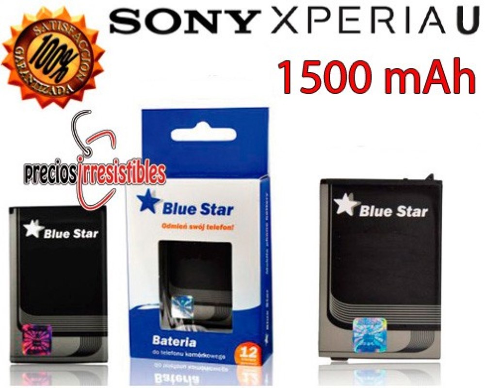 Bateria Interna Blue Star Sony Xperia U st25i 1500 mAh