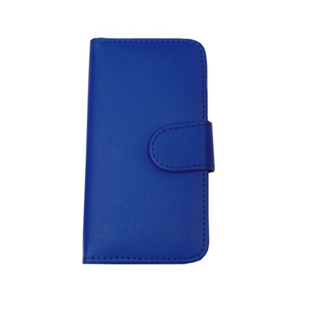 Funda iPhone 5 5S Piel Tapa Libro Tipo B Azul