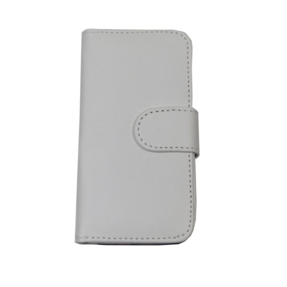 Funda iPhone 5 5S Piel Tapa Libro Tipo B Blanca