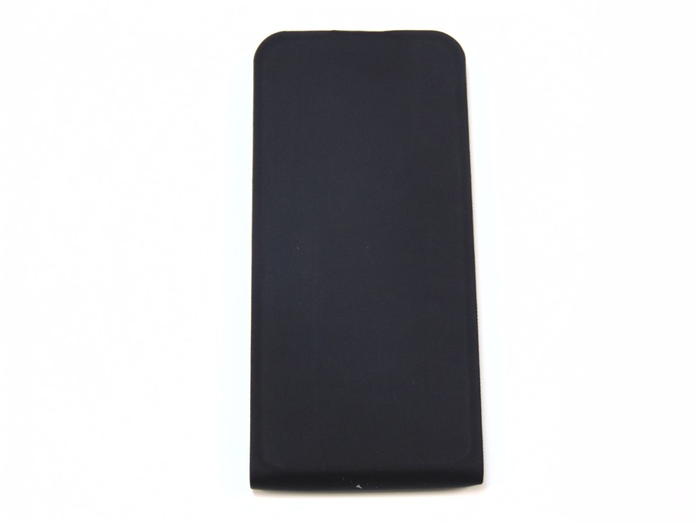 Funda iPhone 5 5S Piel Tapa Slim OME Negra