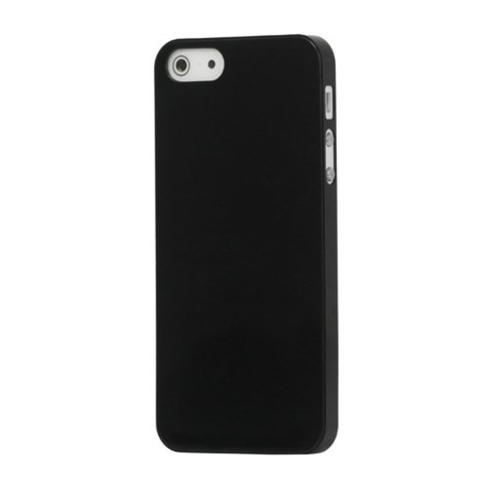 Funda iPhone 5 5S Plastico Duro Slim Negra