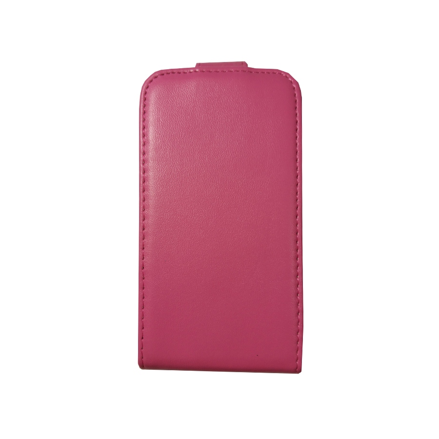 Funda iPhone 4G Piel Tapa Rosa y Blanco