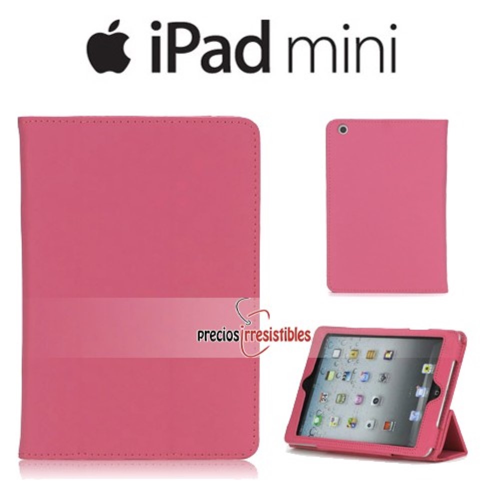 Funda iPad Mini Piel Lisa Rosa