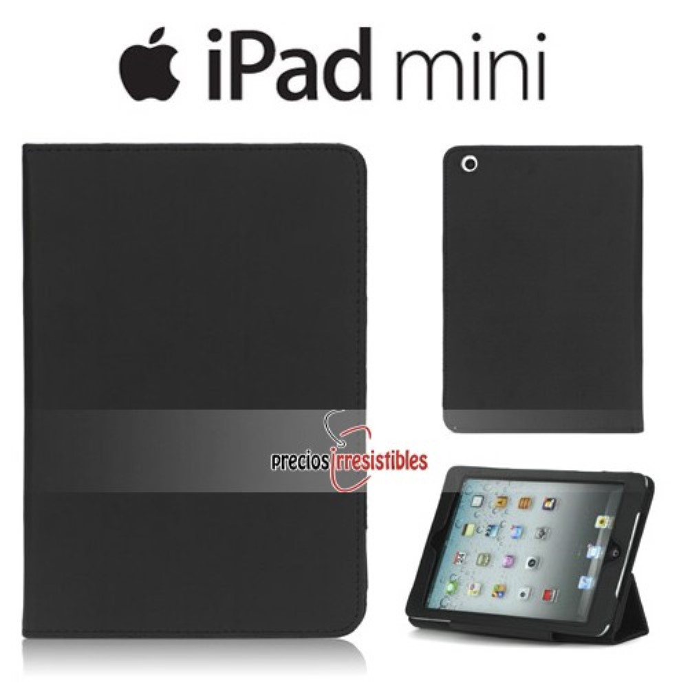 Funda iPad Mini Piel Lisa Negra