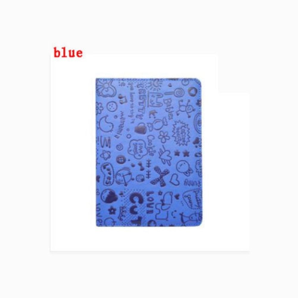 Funda iPad Air / iPad 5ª gen / iPad 6ª gen / iPad Air 2 / iPad Pro 9.7" Piel Cartoon Azul